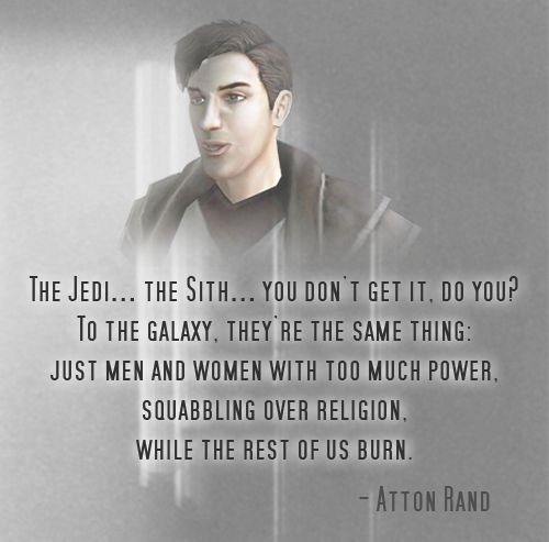 SW KOTOR II - dial. ost The Jedi. . . The Sith. . . You don't get it,do you?