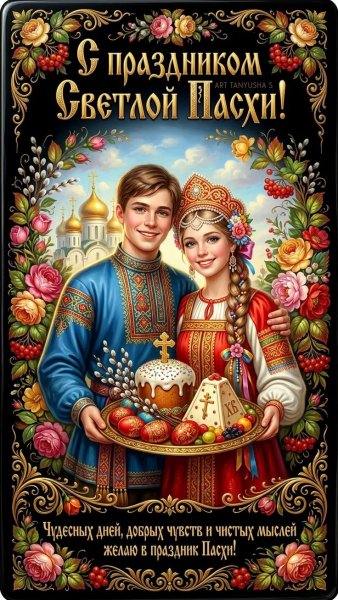 С ПРАЗДНИКОМ СВЕТЛОЙ ПАСХИ!