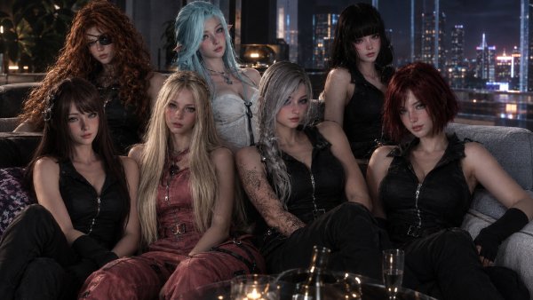 Nova, Kalypso, Luna, Annie, Penelope, Alex, Nancy