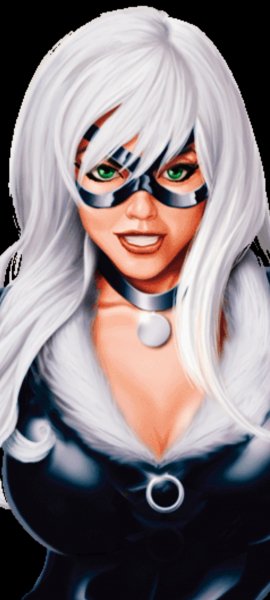 Marvel heroes. Black Cat Face (2)