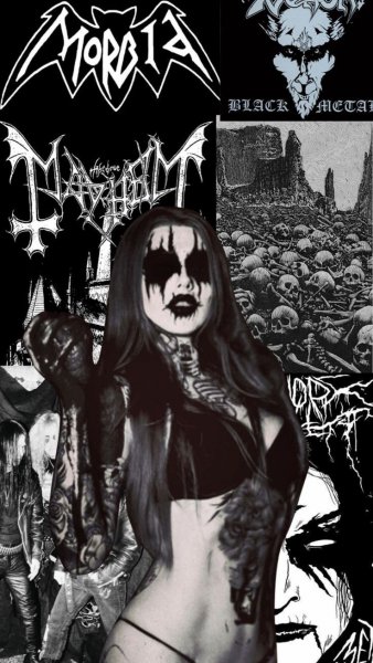 Girl fan black metal 19