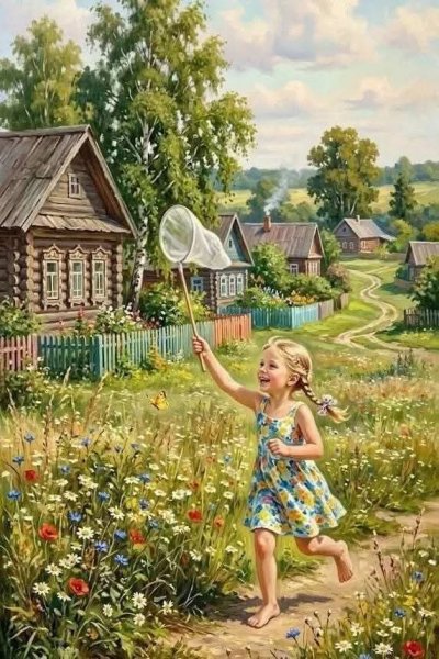 Лето в деревне
