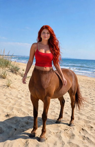 Centaur beach relaxed hands