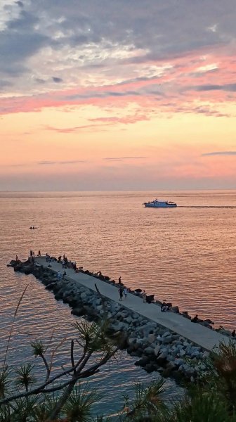 Анапа. Закат над морем