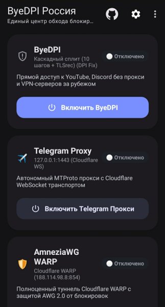 ByeDPI Россия [1.2.1]