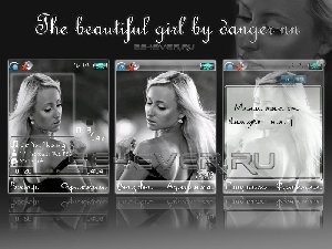 The beautiful girl