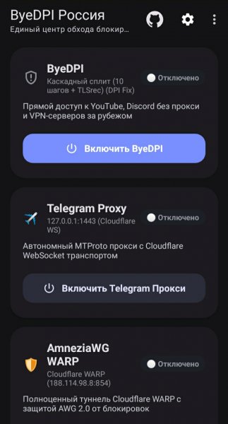 ByeDPI Россия [1.2.2]