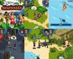 Sims 2 Робинзоны Sam 320x240 Сенсор и Кнопка