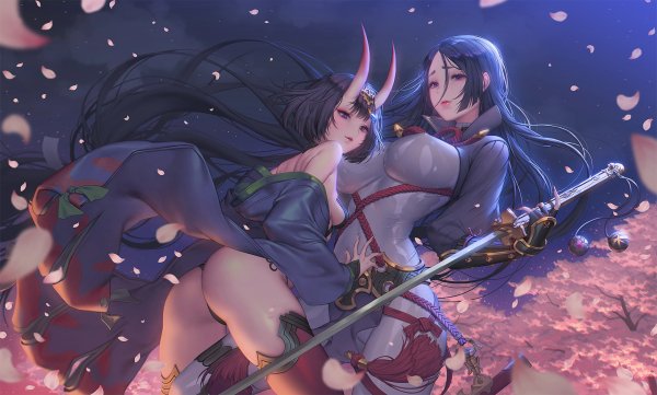 minamoto no raikou and shuten douji fate grand order and et