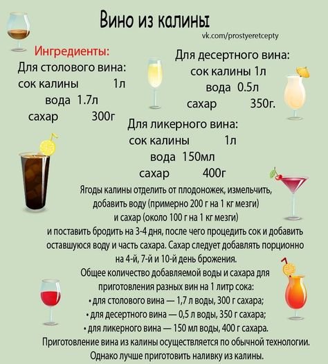 Вино из калины