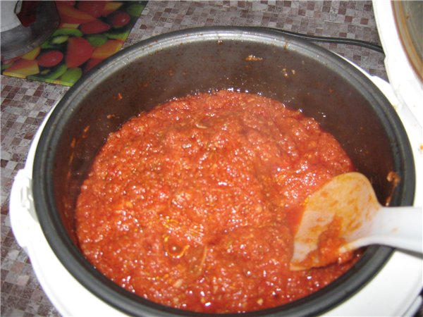 КАБАЧКОВАЯ ИКРА В МУЛЬТИВАРКЕ