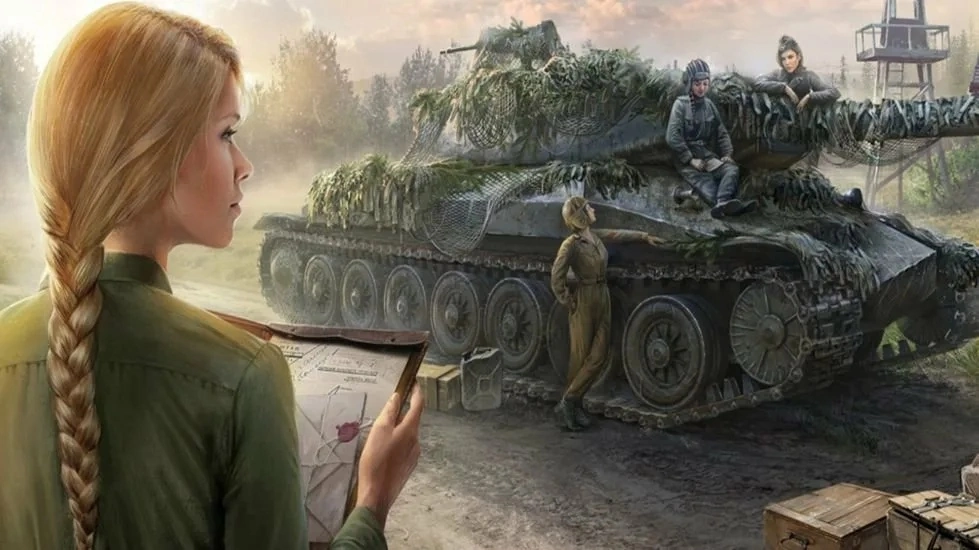 Девочки танкистки