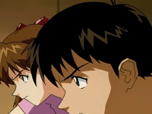 Asuka Langley, Ikari Shinji