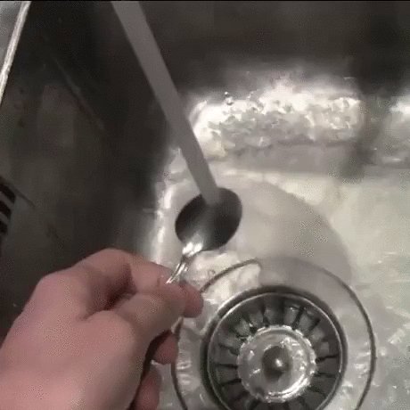 ложку помыл