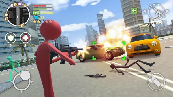 Grand Stickman Auto V v.1.05