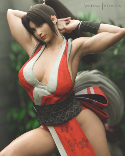 Mai Shiranui Armpit Focus