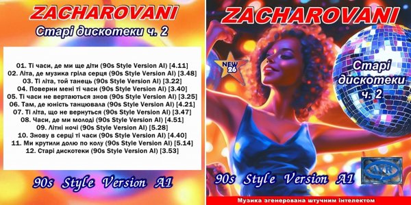 ``Старі дискотеки ч. 2`` 90s Style Version AI Буклет CD