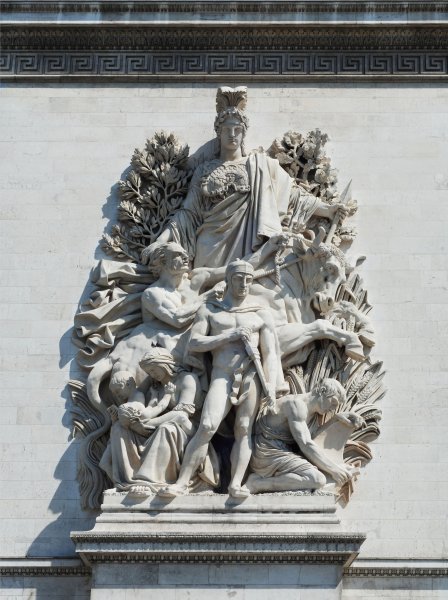 Antoine Étex, Der Friede von 1815, Halbrelief