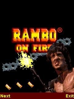 rambo on fire