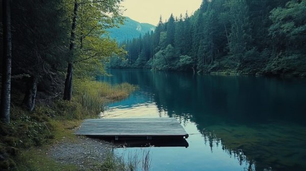 Serene-lake-view-with-wooden-dock 538547-13806