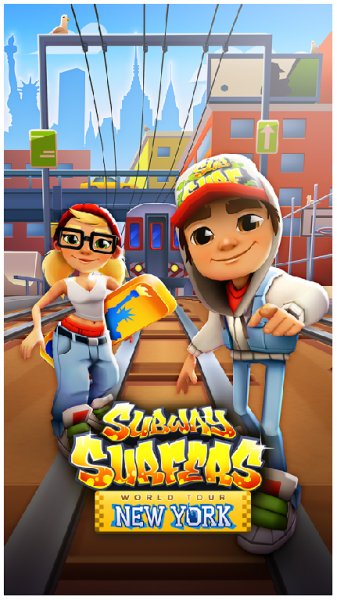 Subway Surfers (обновлено до v 1.44.0 ).