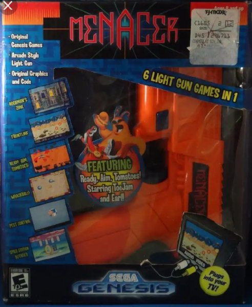 Menacer 6v1 Game Pack (Sega MD GEN)