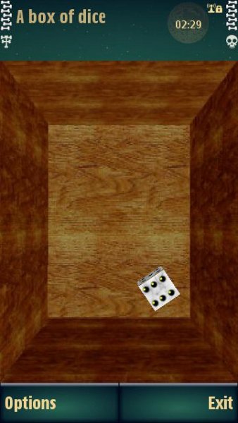 a box of dice 3d