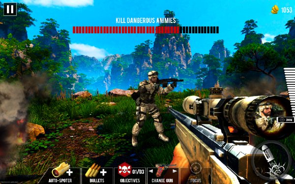 Jungle commando 3D Assassin v1.0 [Мод