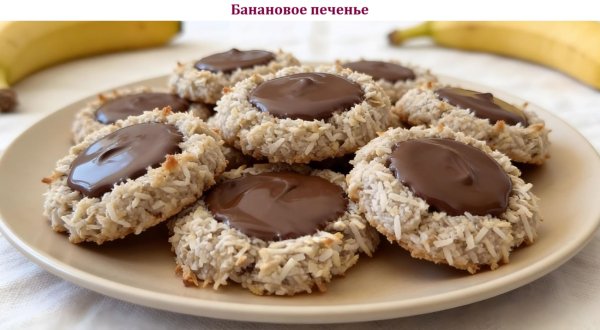 Банановое печенье