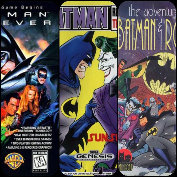 Batman 3v1 Rus (Sega GEN MD 16bit)