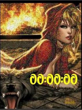 Я жду тебя цифр часы анимация