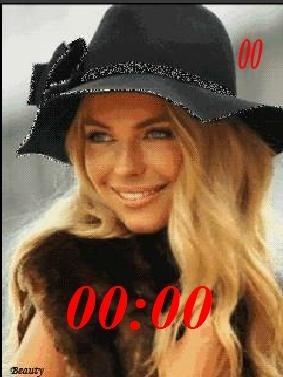 Леди цифр часы ани