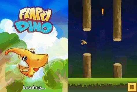 Flappy Dino 240x320