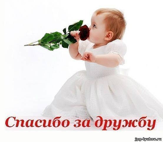 спасибо за дружбу