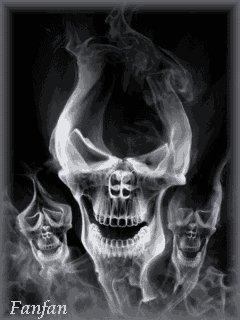 smoked skull