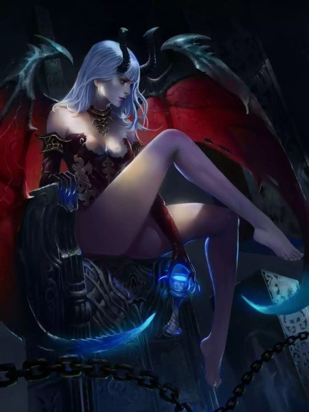 Dark Demon Women Art