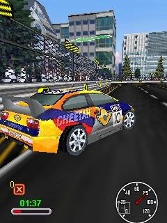 3D Snow Rally City Stage