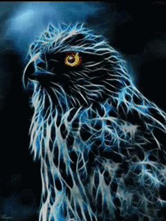 Сова филин анимация