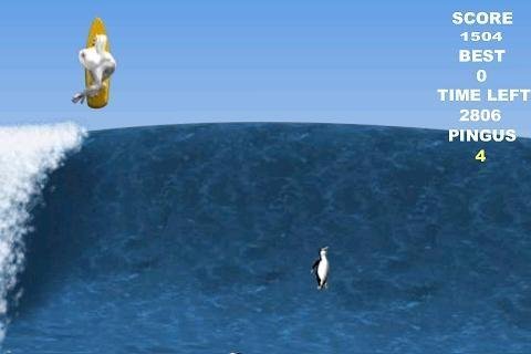 Penguin Surfing