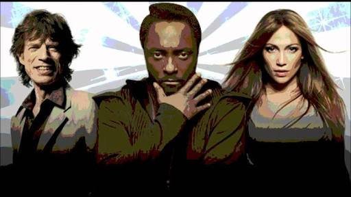 WILL.I.AM FT J LO and MICK JAGGER - T.H.E THE HARDEST EVER