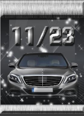 Авто цифр часы