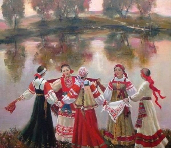 Русские народные песни - Вьюн над водой