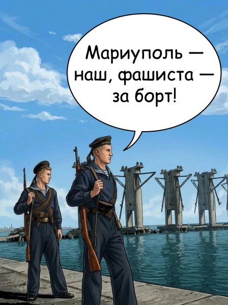 Мариуполь - наш, фашиста - за борт!