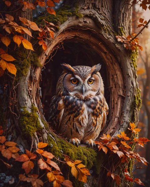 Majestic owl