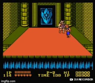 Double Dragon I NES. Billy Lee VS Willy Mackey