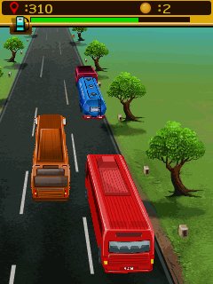 Red Bus Express 3D-240x320
