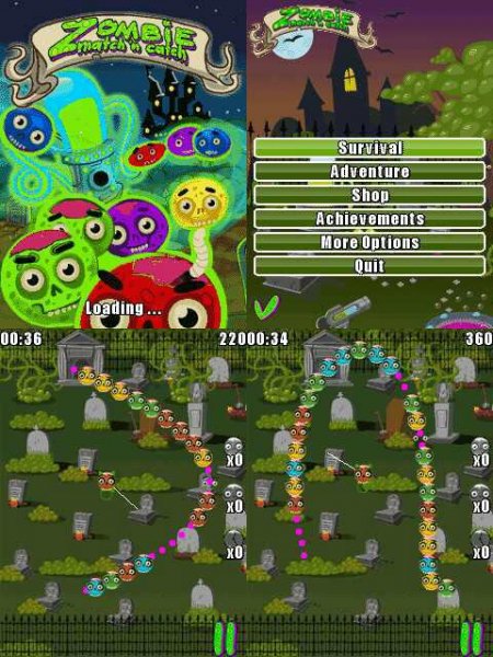 Zombie Match n Catch 320x240 C3