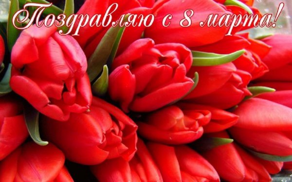 Поздравляю с 8 Марта!