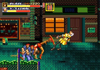Streets of Rage 2 (Street Fighter hack by kratus)