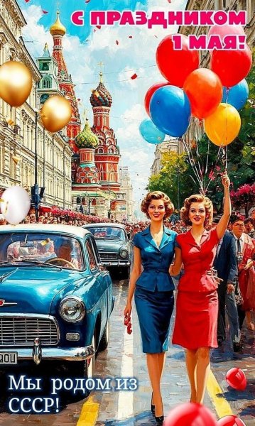 С праздником Первомая